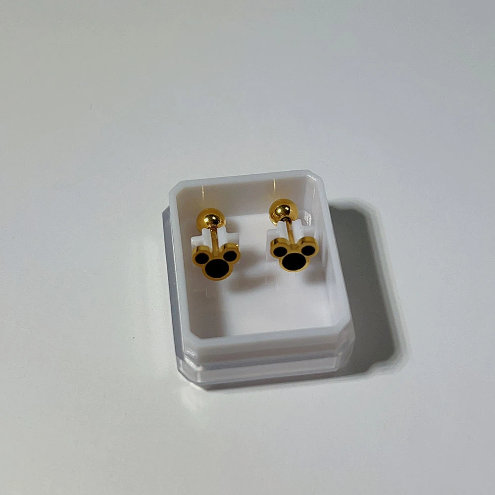 Boucle d'oreille enfant acier inoxydable