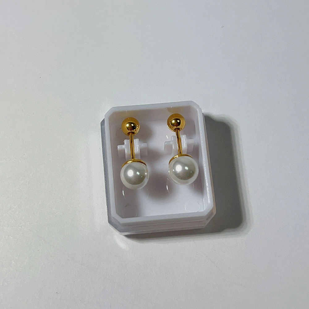 Piercing acier finition perle