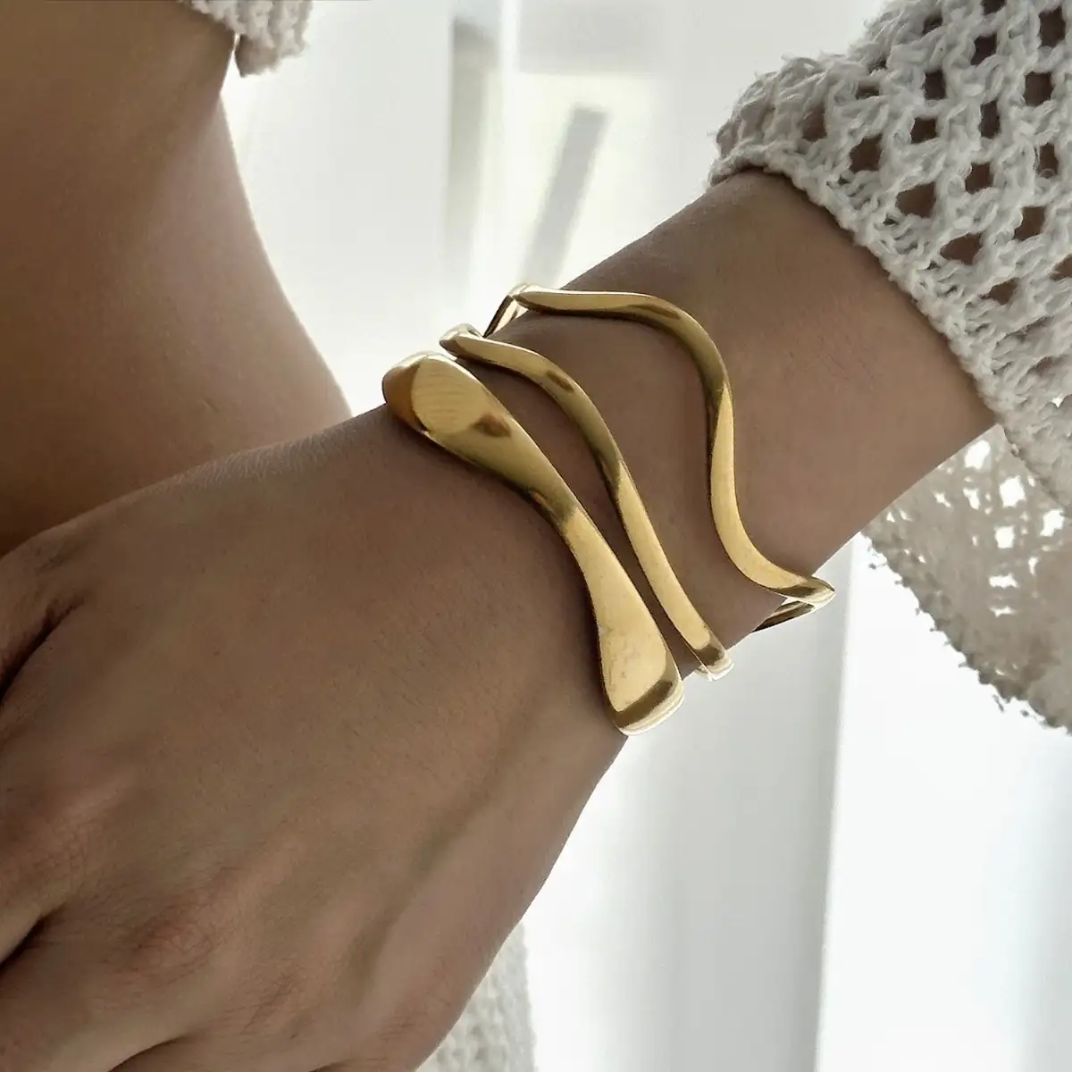 Bracelet trio acier inoxydable