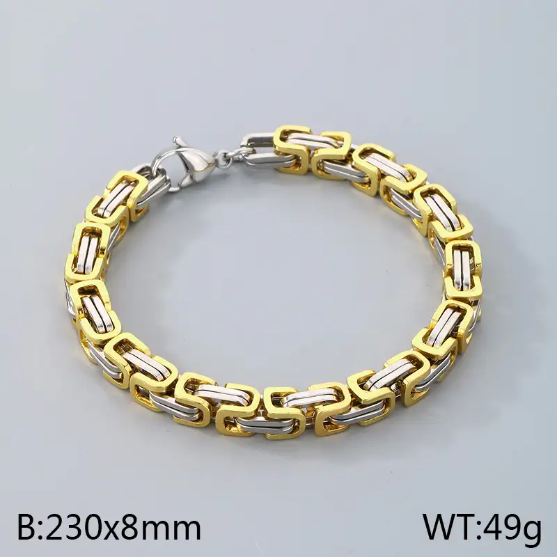 Bracelet homme Bi-Colore