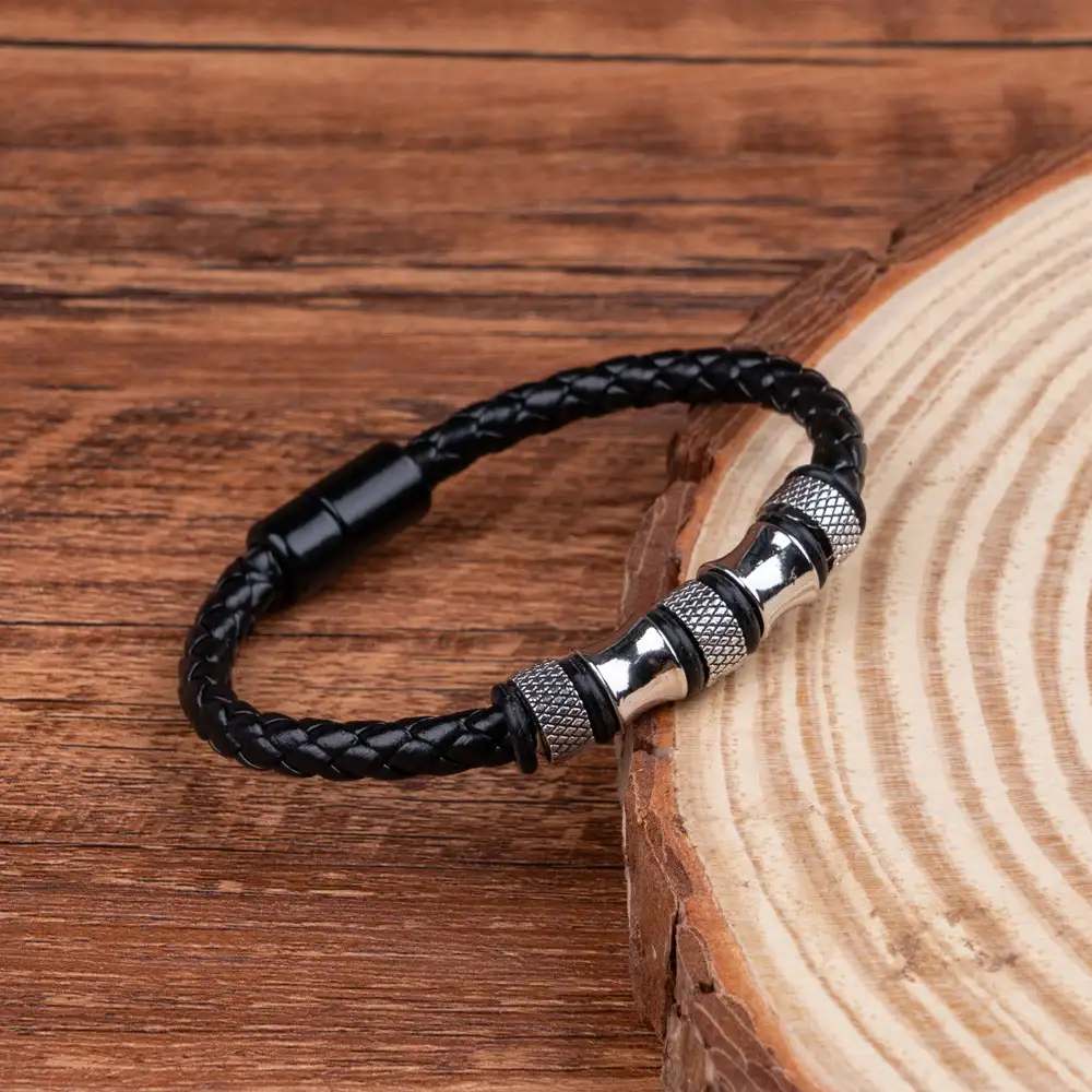 Bracelet Homme cuir synthétique